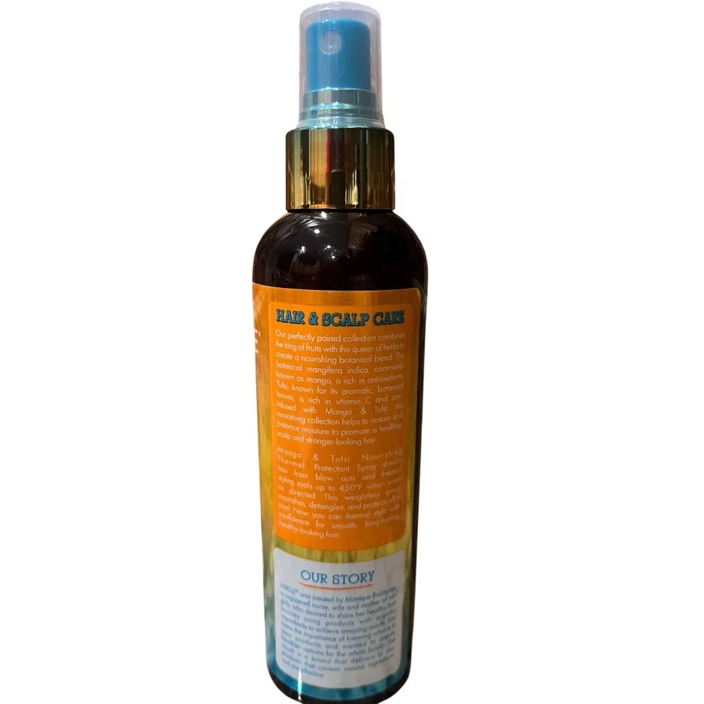 Mielle Mango &‎ Tulsi Nourishing Thermal Protectant Spray 6oz Heat Protection